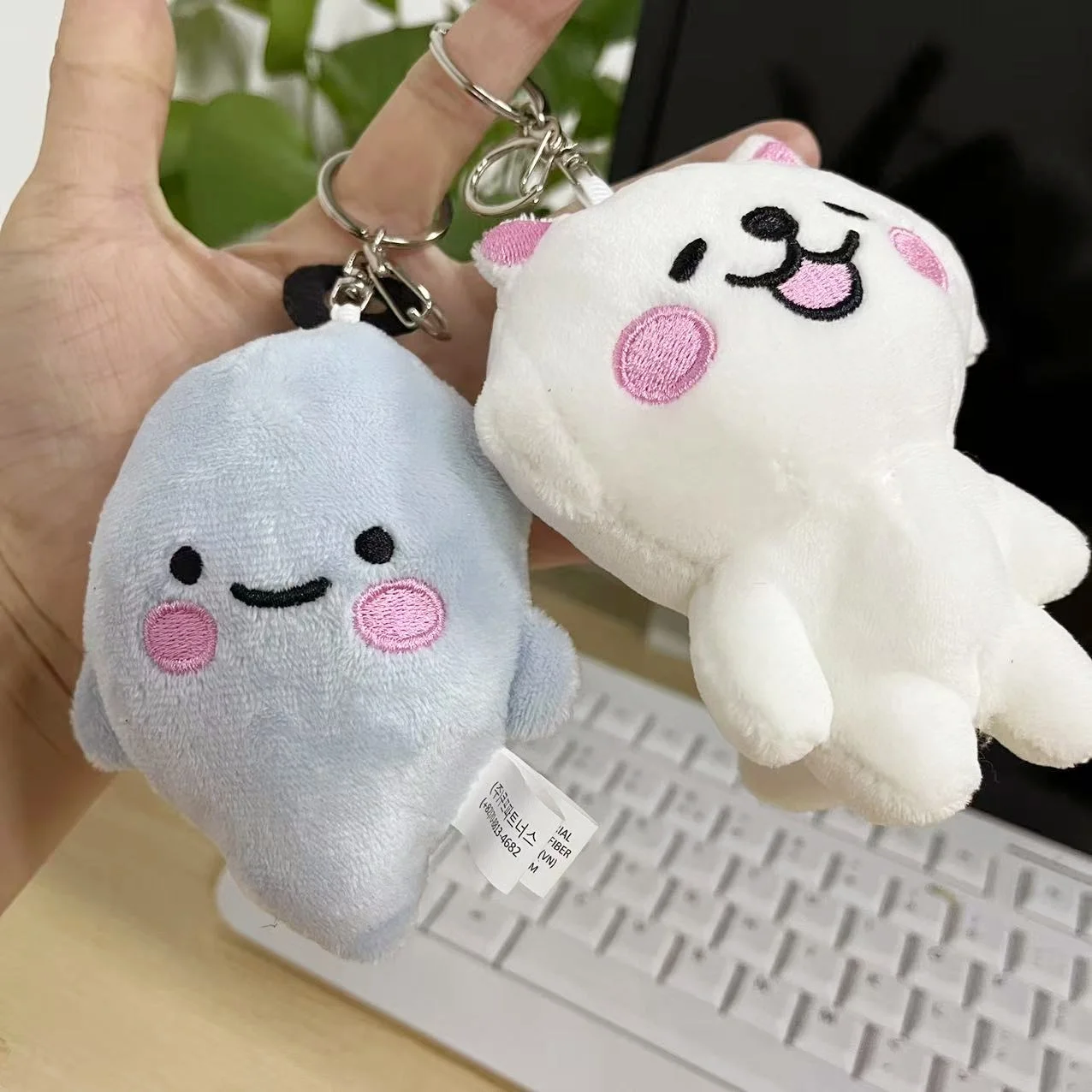 10CM KPOp Lesserafim CHAEWON YUNJIN Cartoon Cute Doll Keychains