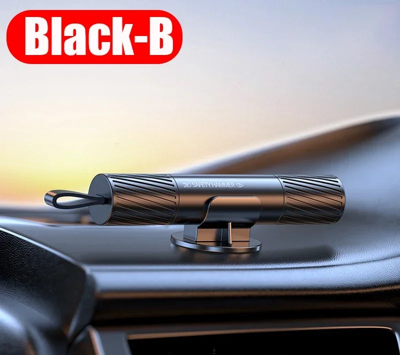 2 In 1 Car Safety Hammer Emergency Glass Breaker Cut The Seat Belt High Hardness Tungsten Steel Rescue Tool Auto Accessories car safety hammer,safety hammer,window breaker,seatbelt cutter tool