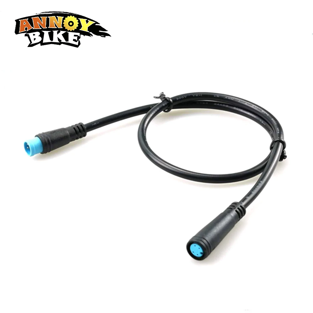 

100cm M8 4 Core Male Female Extension Cable Brushless DC Motor Electric Vehicle Connection Hub Motor M8 Wires