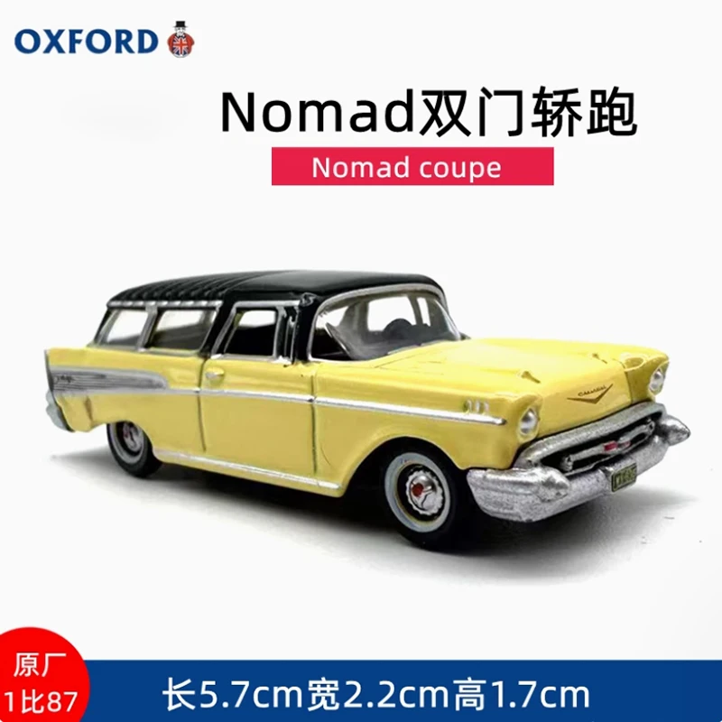 OXFORD Diecast 1: 87 Scale Nomad Coupe Vintage Alloy Car Model Static Decoration Collectibles Gift Toys