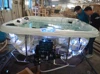Outdoor 5 Person Entertainment Acrylic Massage Bathtub Indoor Relax Soaking SPA Hot Tub 5