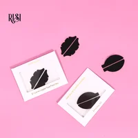 Patchs noirs RISI UV pour extensions de cils, coussinets en gel pour les yeux, patchs noirs en silicone anti-UV pour cils, coussinets UV supérieurs pour les yeux 6