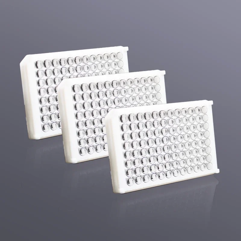 Biosharp BS-PS-96WB 96-well Detachable Microtiter Plate Removable ELISA Plate (send 12Pcs 8-holes Enzyme Strips) Accurate Scale