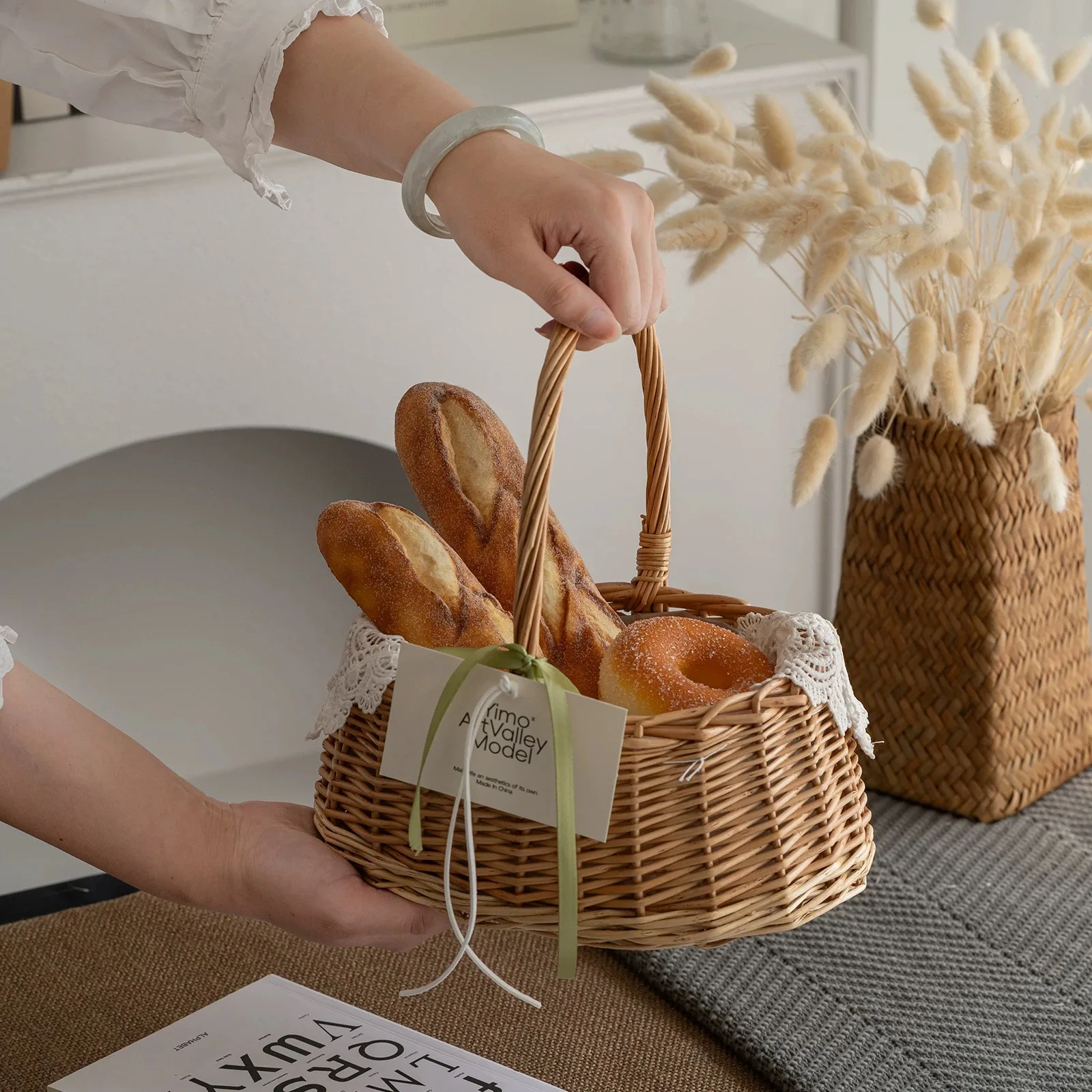 Home Decoration Bakery Scene Model Artificial Bread French Baguette Kitchen Toy Shopwindow Ornament Accessories