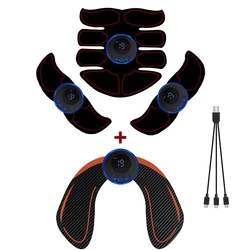 Rechargeable EMS Muscle Stimulator and Full Body Massager (8pack - 3in1andHip)