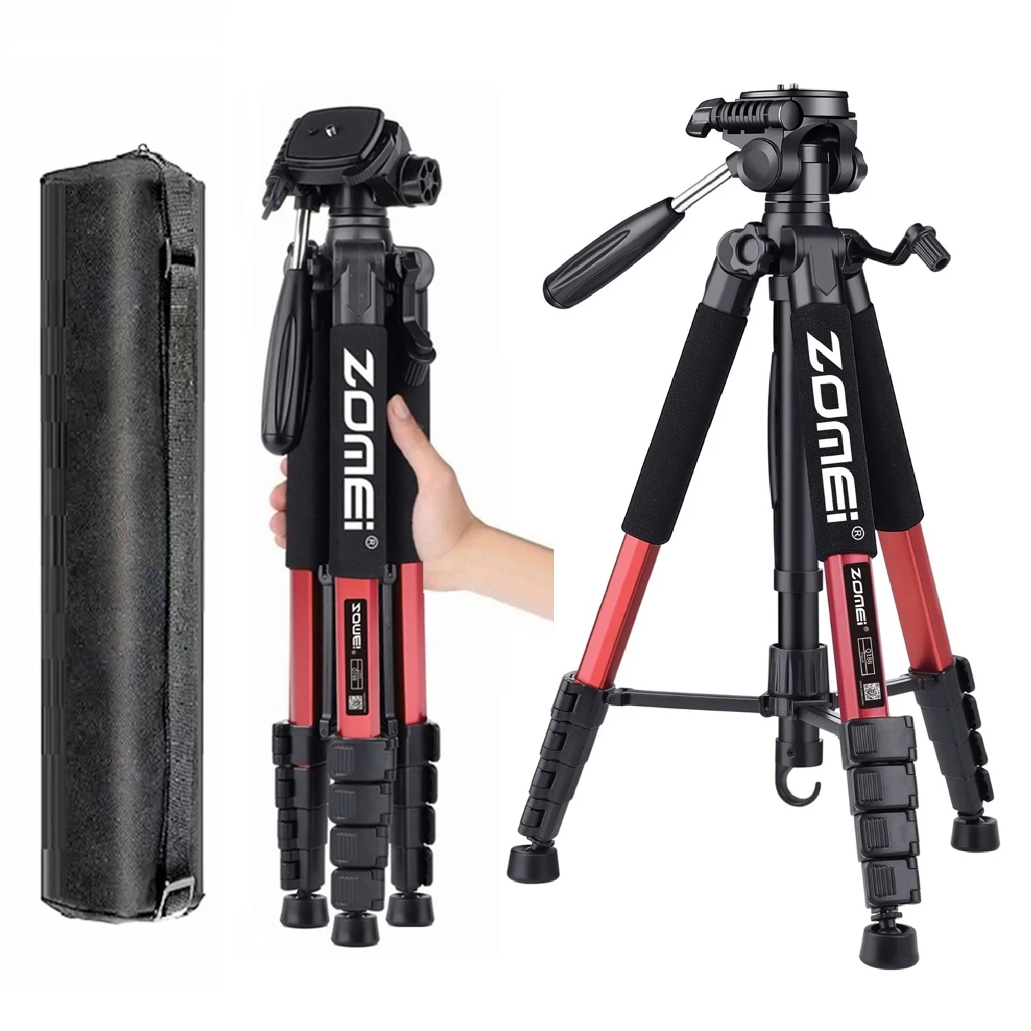 

Профессиональный штатив для камеры Canon Nikon, 187 см/360 дюйма, вращение на 360 °