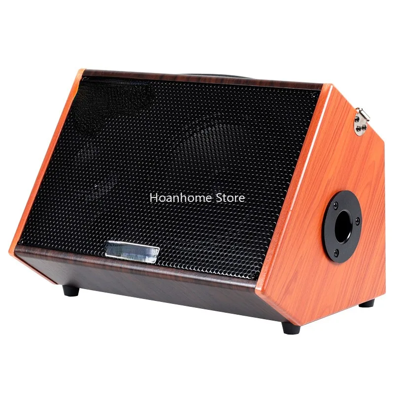 

Charging Bluetooth Wooden Guitar Speaker Folk Play Outdoor Sound Box Musical Instrument Speaker