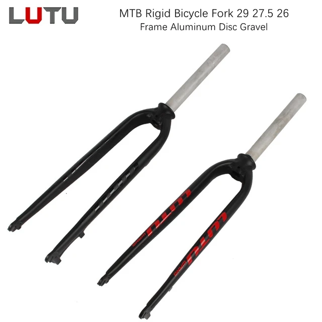 LUTU MTB sztywny widelec rowerowy 29 27 5 26 rama dysk alum…