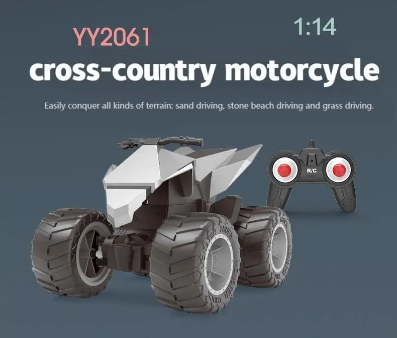 RC Car Remote Control 1/8 High Speed Alloy Pickup Truck Cross Country Motorcycle Children's Racing Cars Toys for Kids Gifts 6