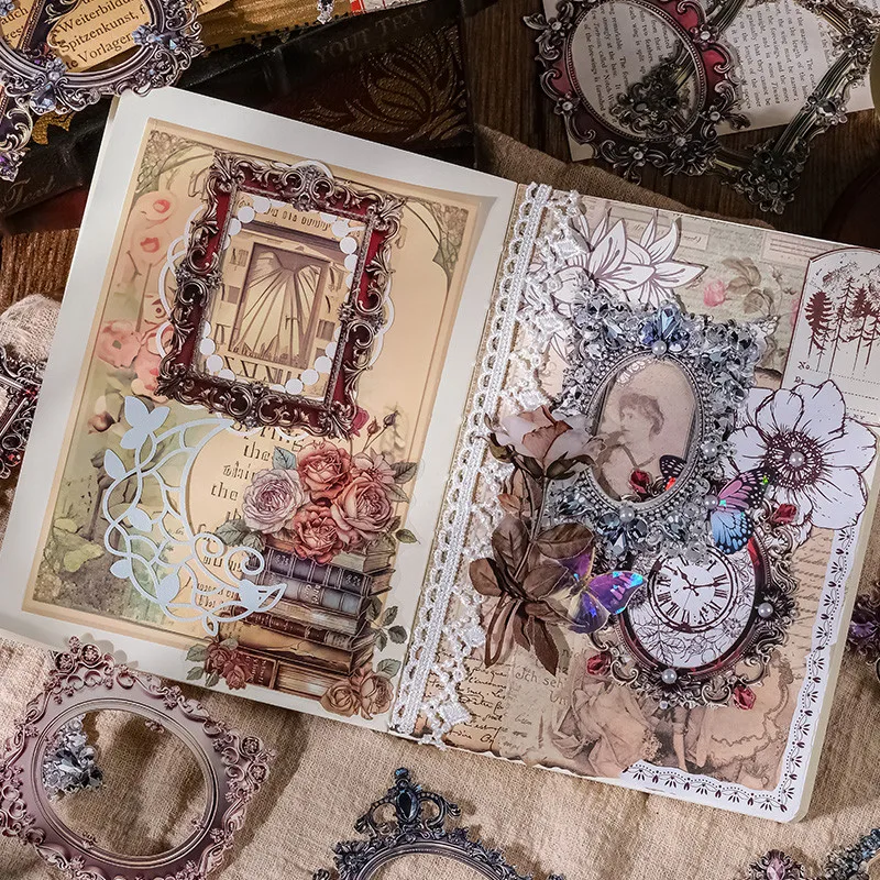 Scrapbooking Paper 10pcs/pack Vintage Hollow Frame