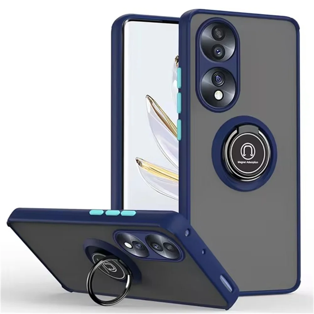 Magnetic Ring Holder Phone Case with 360° Rotating Stand