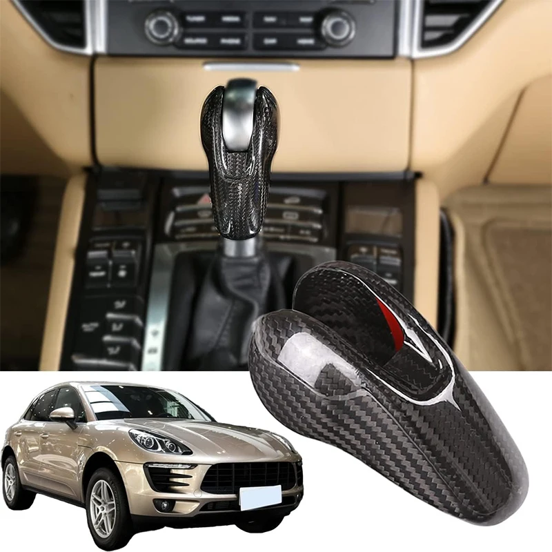Für Porsche Panamera Macan 2014-2020 Auto Center Konsole Schaltknauf Kopf Abdeckung Schutz Abdeckung Trim Aufkleber Zubehör