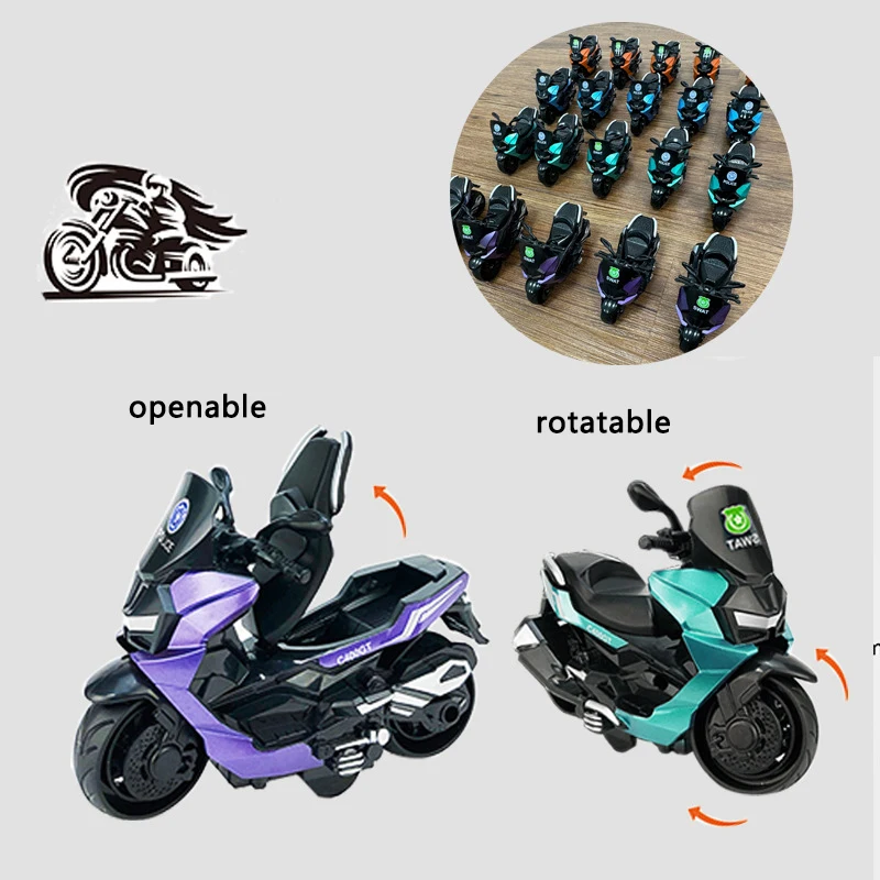 ABS Mini Motorcycle Toy for Kids Friction Powered