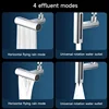 Real Waterfall Kitchen Faucet Extension Adapter 720° Swivel 4 Mode Multifunctional Waterfall Pressurized Bubbler Sprayer Tap Fit 3