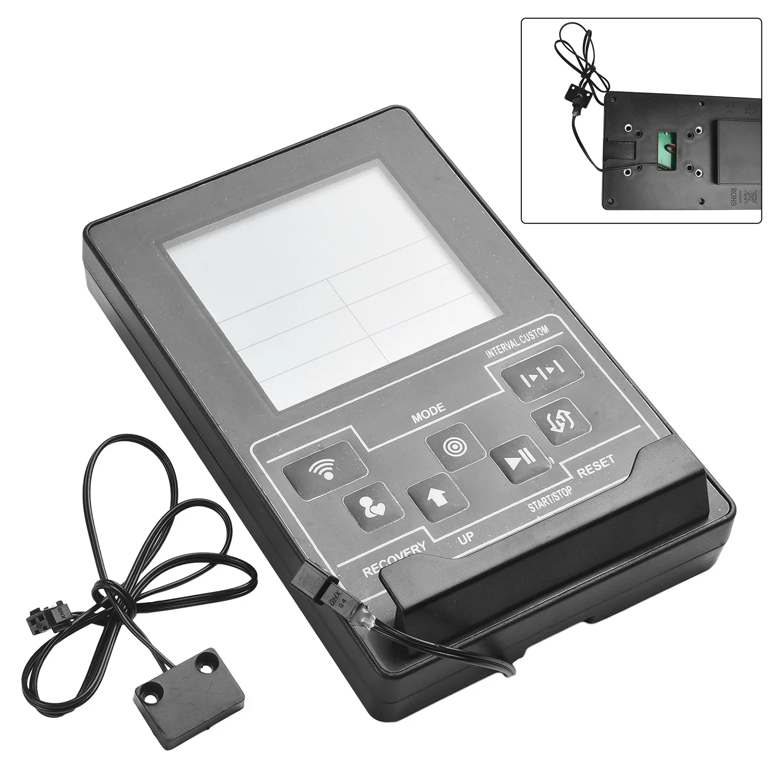Rowing Device Rowing Machine Meter Outdoor Sports Plastic 1 Pcs Electronic Device Versatile Accessories