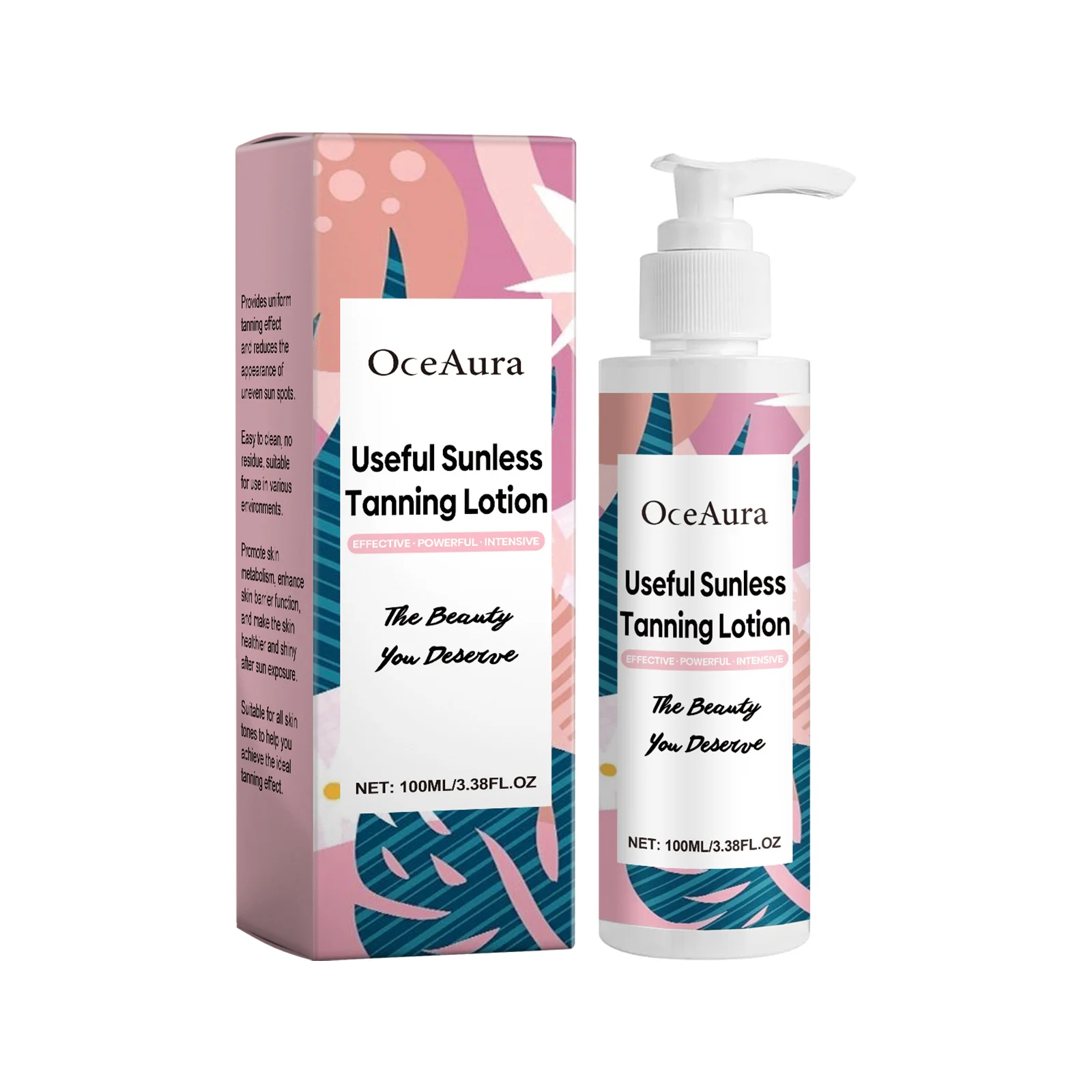 Sunless Tanning Lotion For Tanner Accelerator Body Natural Glow Dark Skin Color Lasting Sexy Solarium Nourish Tan Boosting Cream