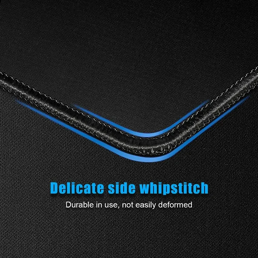 Abstracte Zwarte Zeshoek Patroon Muismat Kleine Blauwe Muismat Gaming Accessoires Kantoor Bureau Mat Laptop Computer Muis Mat