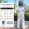 Beekeeping anti-bee clothing protective clothing, new thickened air whole body conjoined bee equipment, 3D breathable anti-bee c 5