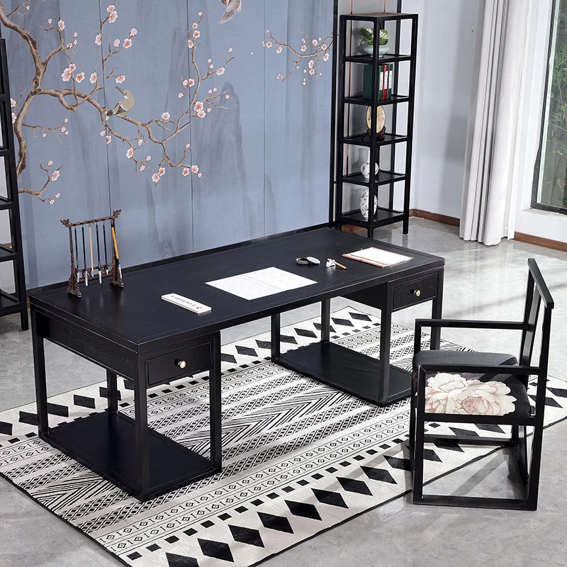 

Products can be customized new Chinese style books, tables and chairs, combination of Chinese style Zen study furniture