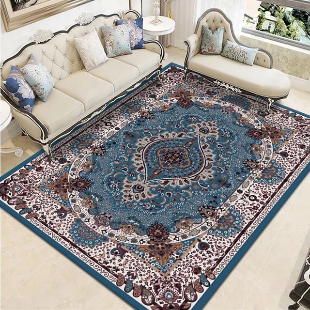 Tappeti retrò per soggiorno decorazione marocchina persiana tappeto per la  casa tappeti per grandi aree per camera da letto tappeto Lounge Big Size  180x200 - AliExpress