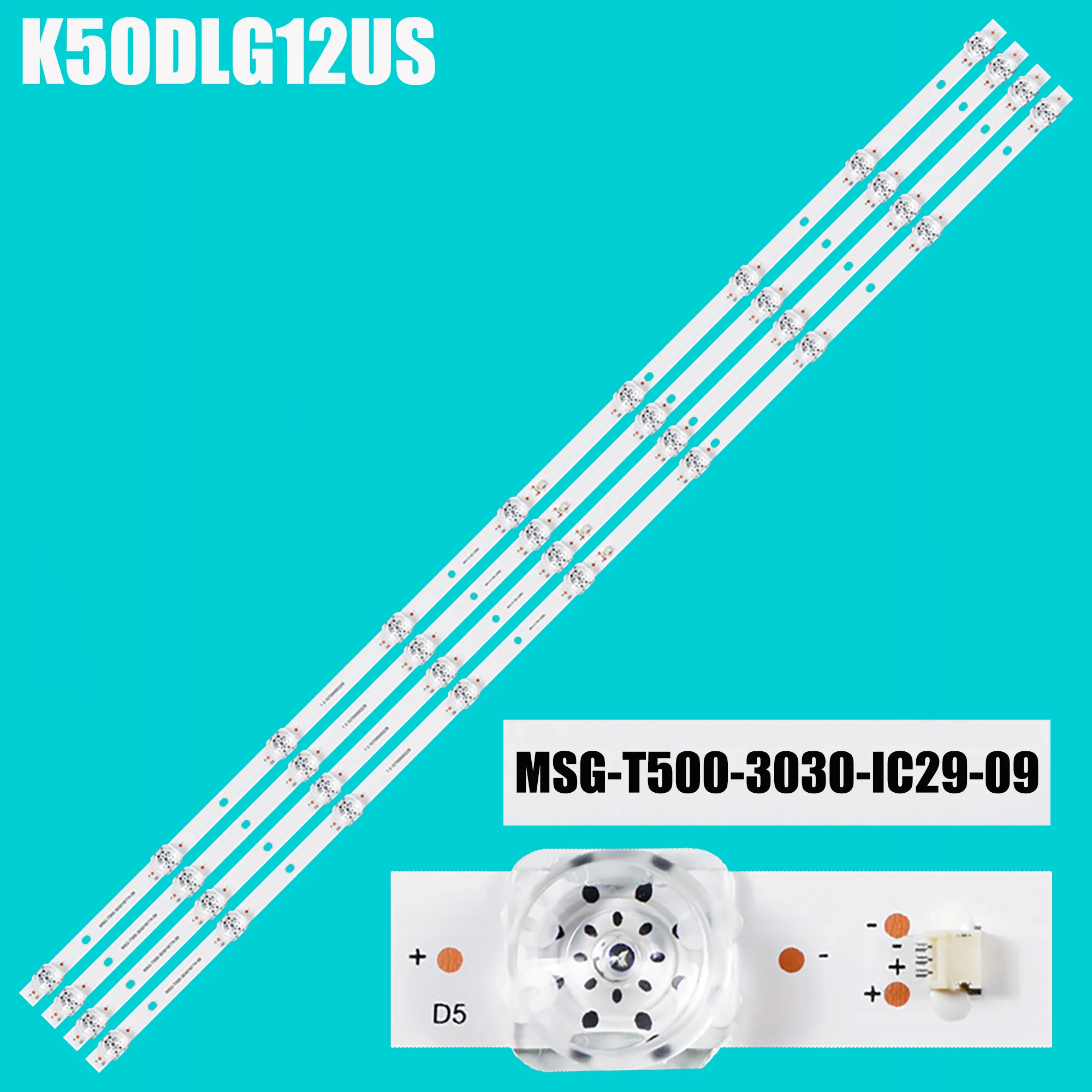 LED BackLight Strip For  50" TV 50UM3BS K50DLG12US MSG-T500-3030-IC29-09 MSG-T500-F1-3030-026-09 MSG-T500-303018774-09 AK50H1485