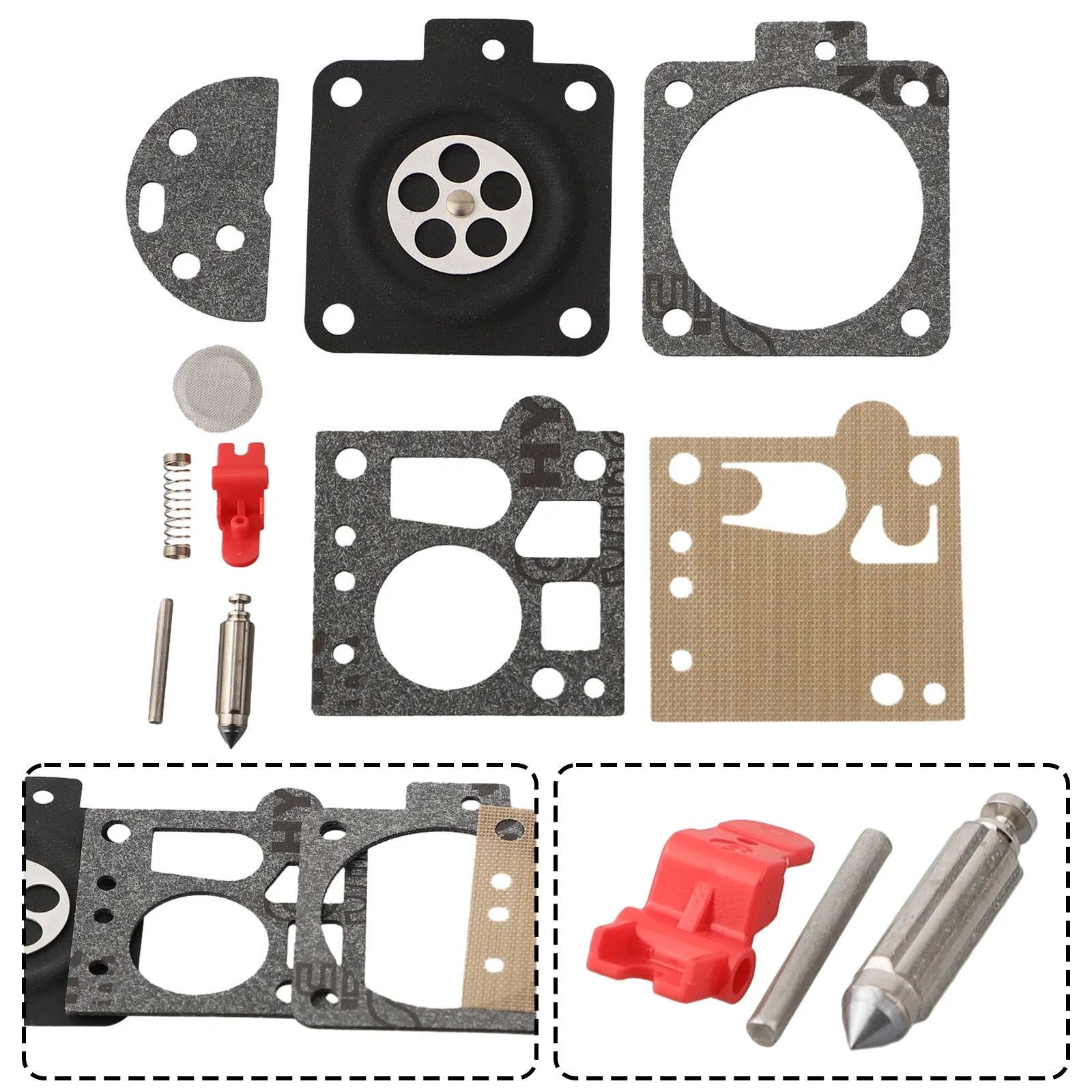 

5set Carburetor Repair Gasket Kit Replacement For Stihl 038 MS380 MS381 Chainsaw 48 1119 007 1062 Garden Power Tools Accessories