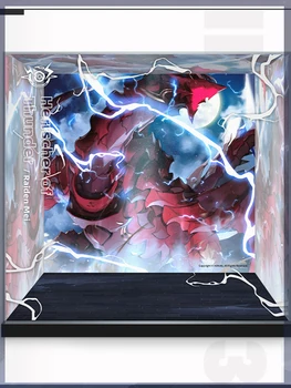 Оригинальные производные игры Honkai Impact 3, Herrscher of Thunder, выставочная коробка для фигурок (без фигуры), 1/8, 35*35*33 см, акриловый материал
