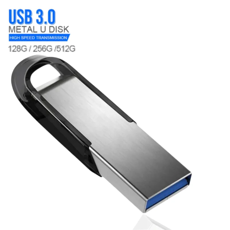 Chiavetta Usb 3.0 Ad Alta Velocità Mini Usb Flash Drive 512Gb Flash Memory Card Chiavetta Usb Pendrive Memory Stick Impermeabile In Metallo