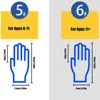 Children's Durable Gloves Labor Protection Waterproof Protective Gloves Non-Slip Children Safety Yard Work Gloves Latex Gloves 6