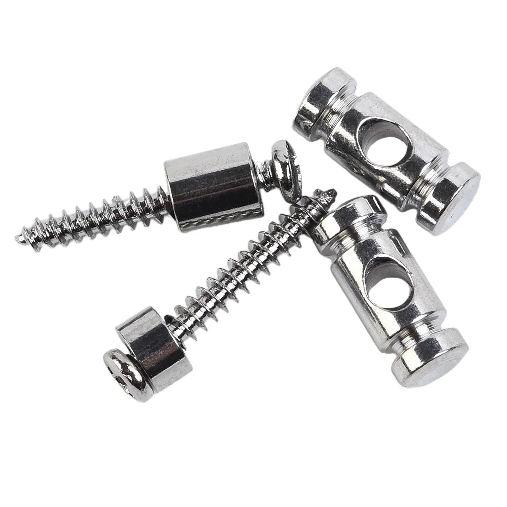 

Guitar Parts String Retainers 2Pcs Accessories With Screws For Electric Guitars Metal Parts Roller High Quality