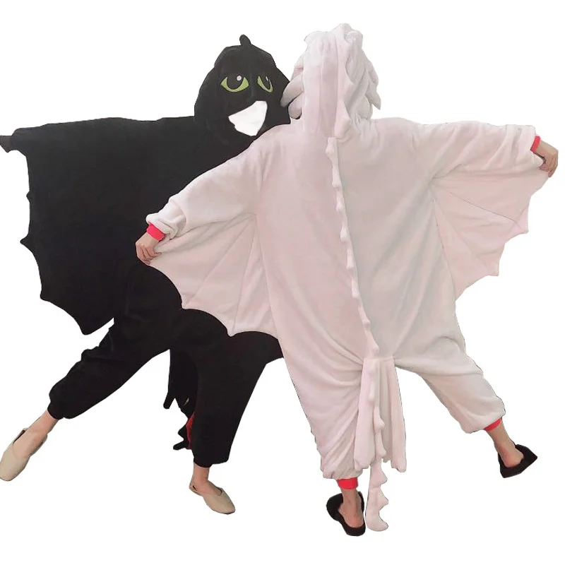 Anime Come Allenare Il Tuo Drago Costume Cosplay Senza Denti Pigiama Divertente Drago Onepiece Animal Carnival Cosplay