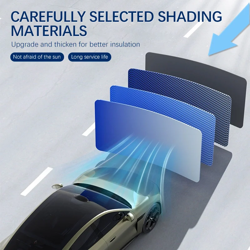 For Mercedes Benz GLE 350 450 W166 Windshield Sun Shade Sunshade Sun Visor Protector Foldable Blocks UV Rays Laser Protector