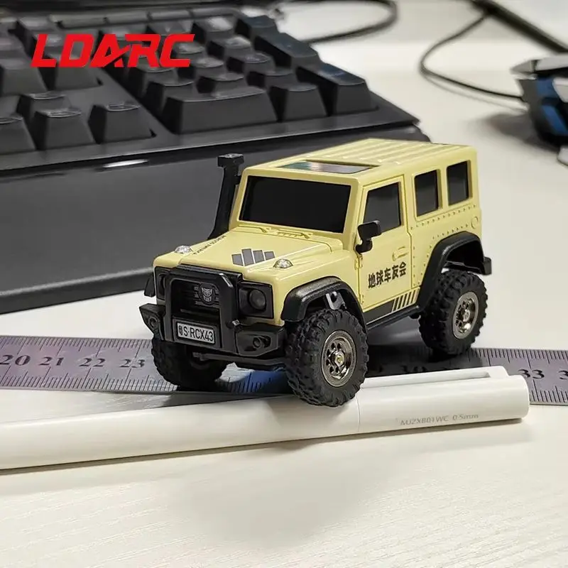LDARC X43 Crawler RC car 1:43 RC Simulation Full Time RTR 4WD Remote Control Mini Climbing vehicle Adult Children's Toys 4