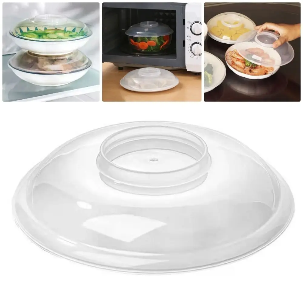 Microwave Heating Lid Splatter Cover Heat Lid Bowl Anti-oil Splash Dish Cover Fresh Kitchen Food Plate with Holes