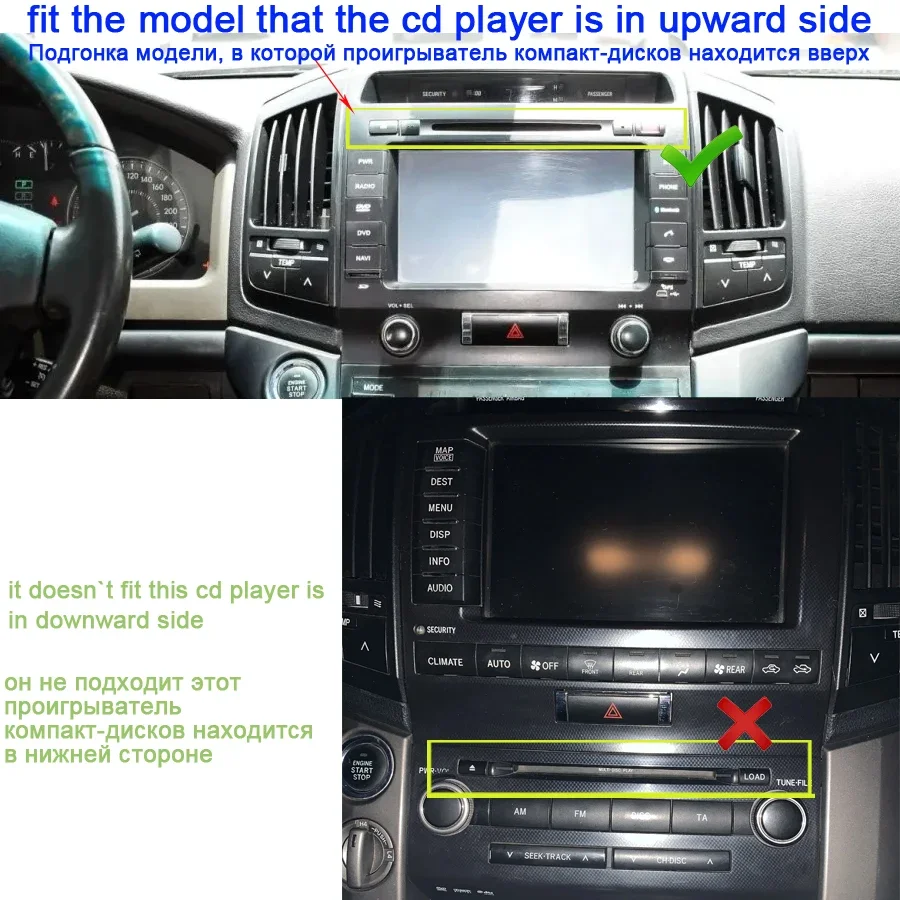 Schermo per Climatizzatore Toyota Land Cruiser 200 Prado LC200 2008–2015, Controlli Aria Condizionata, Monitor Climatizzatore - Image 4