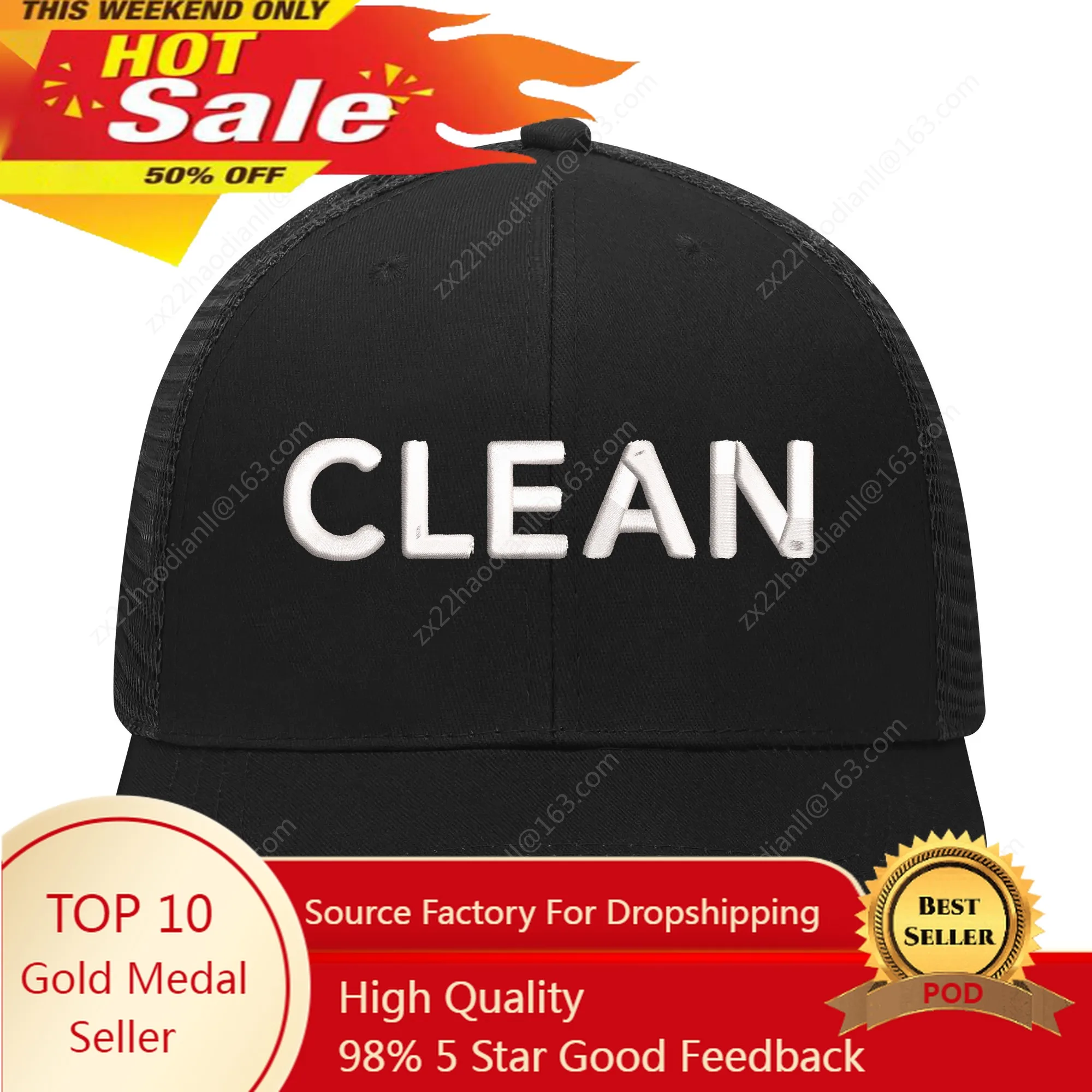 

FRISCO CLEAN CAUSE pickleball Embroidery Hat Mens Womens High Quality Casual sports cap breathable Custom Made Adjustable Size