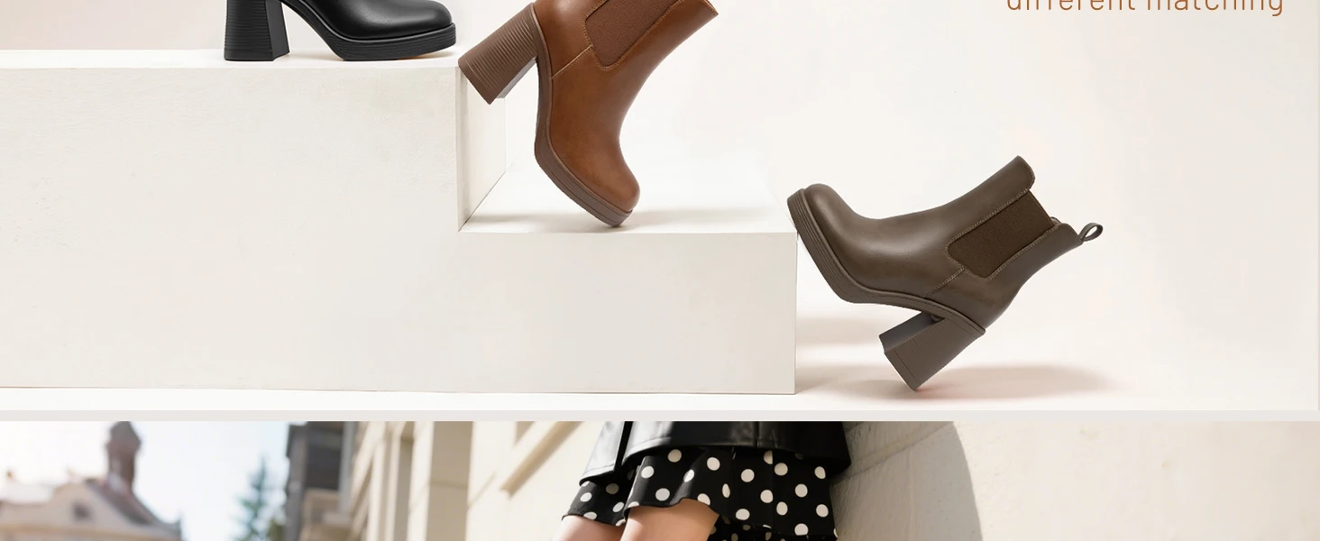 Women's Chelsea Platform Boots