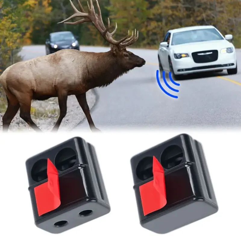 2 Stück Hirsch Warnung Pfeifen Gerät Auto Tier Repeller Auto Ultraschall  Tier Warnung Pfeifen Hirsch Alarm für Auto Motorrad - AliExpress