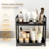 2 Tier,desktop Storage Rack,cosmetics Rack,bathroom Vanity Organizer Bathroom Shelves,Office Desk Stationery Storage Rack 3
