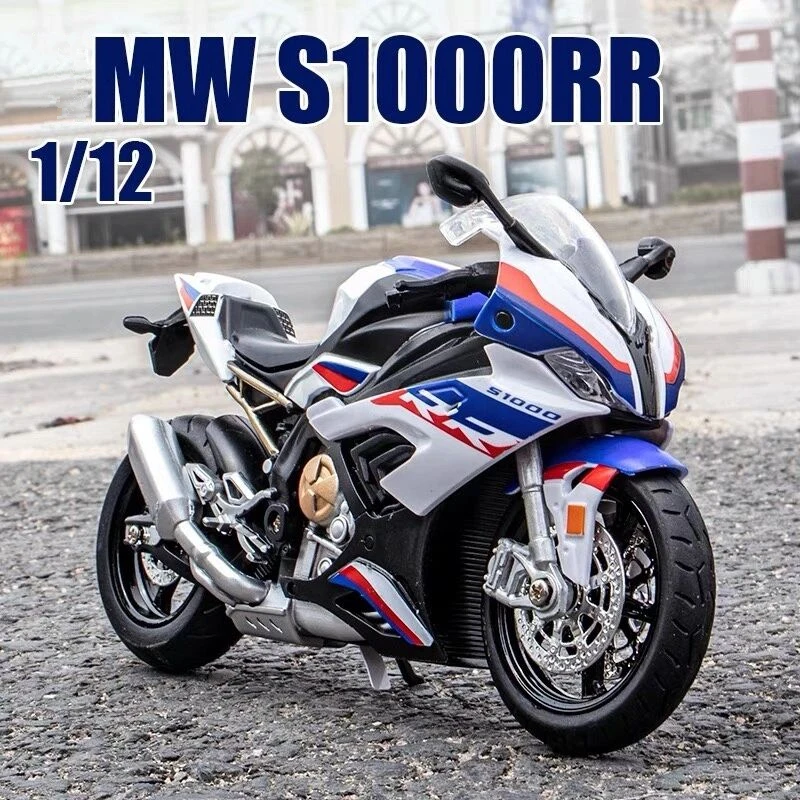 Preto)1:12 BMW s1000rr motos de corrida simulam modelo de motocicleta de  ximia - Faz a Boa!