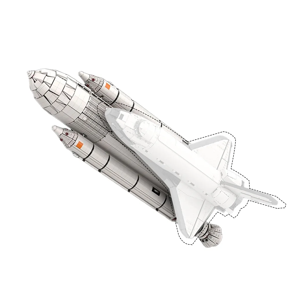 Compatibile 10283 Aereo Space Shuttle Building Block Rocket Columbias Sts-1 Serbatoio Carburante Esterno Modello Mattoni Giocattoli Regali 5707 Pezzi