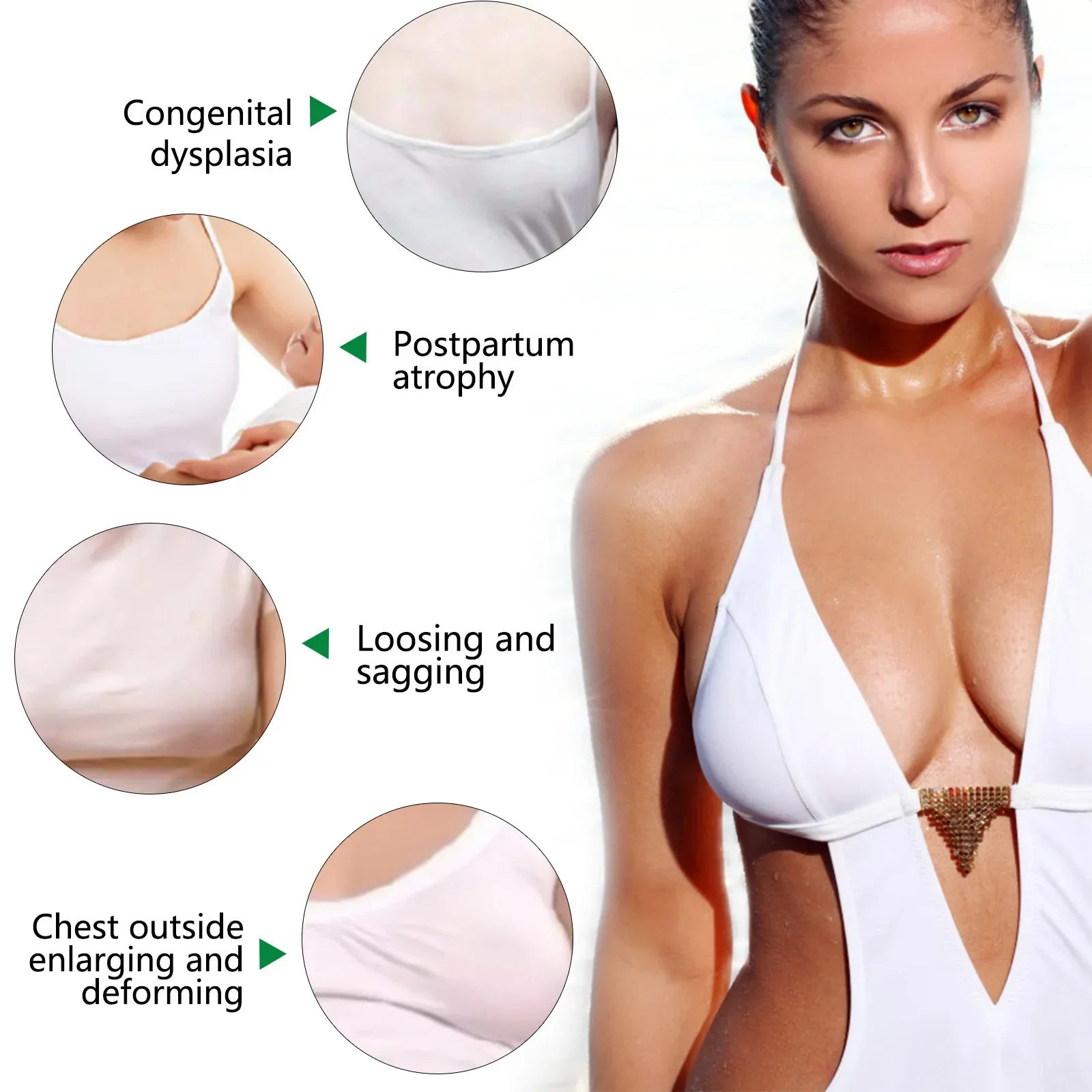 Breast Enlargement Essential Oil Promote Breast Development Increase Chest Circumference Chest Massage Body Care تكبيرالصدر