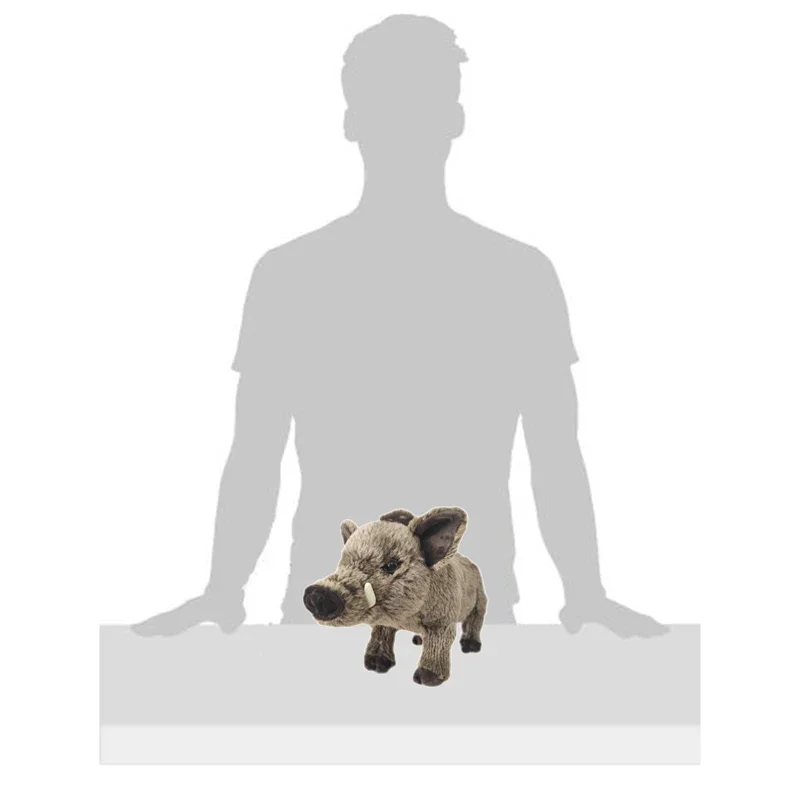 사악한 아프리카 돼지 플러시 장난감 무서운 야생 돼지 박제 동물 인형 소년 장식 을위한 이상적인 생일 선물