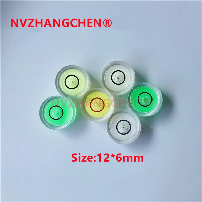 Precision Horizontal Bubble Bulls Eye Horizontal Spirit Level Bubble Inclinometer Green Bullseye for Diy Horizontal Measure Tool