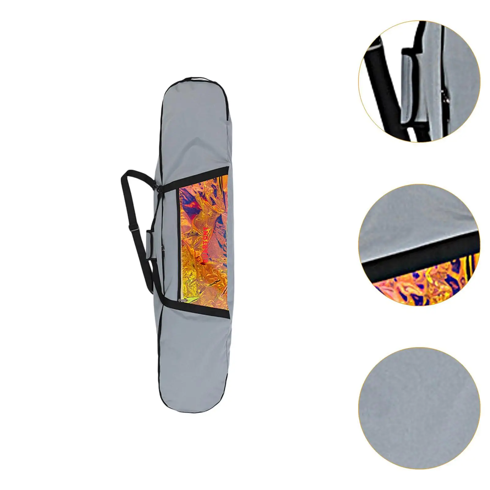 Snowboard Bag Fit Board Boots Adjustable Strap Portable Skate Bag for Air Travel Road Trips Snowboarding Women Men Winter Sports