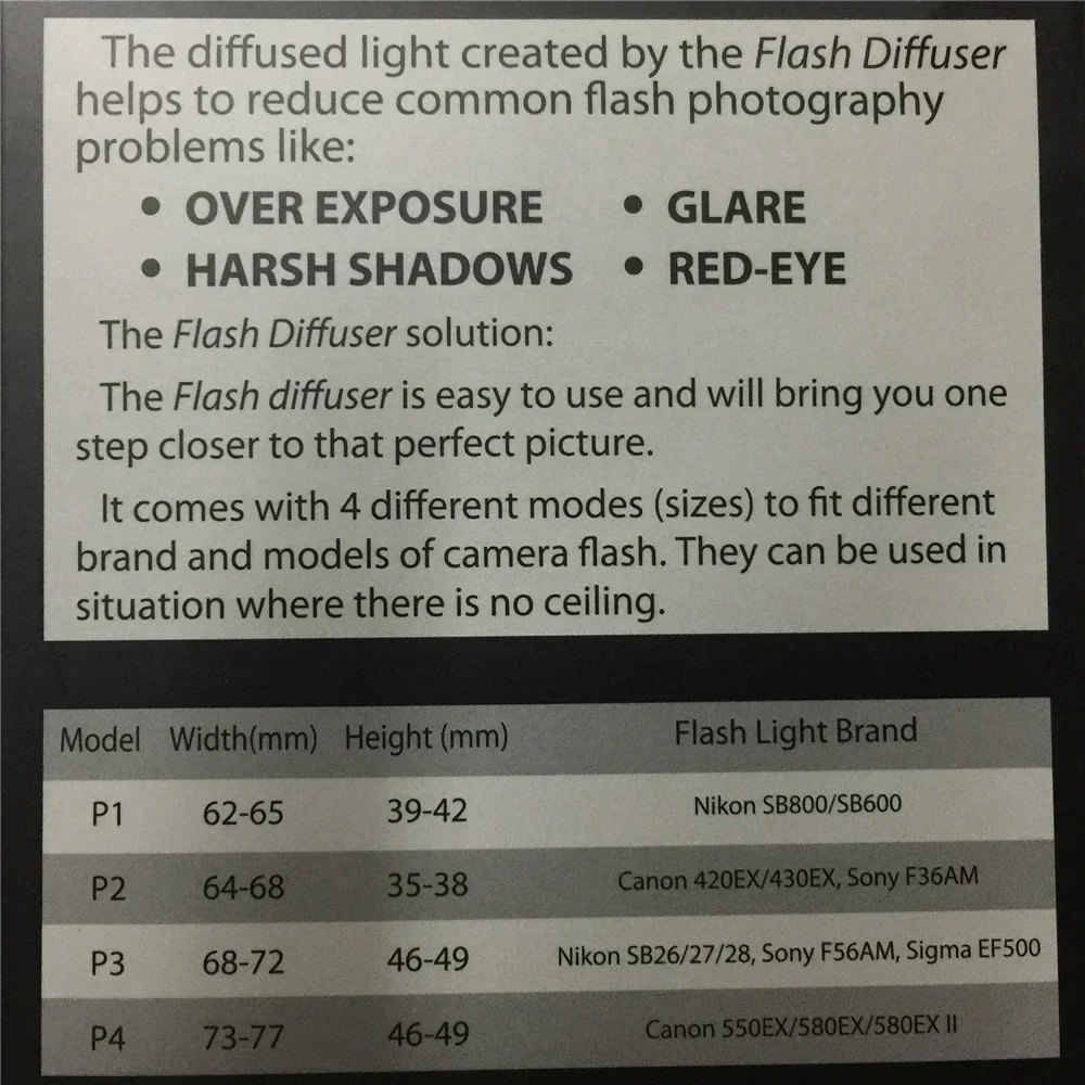 Professional Lightsphere Lambency Flash Diffuser Flashbounce Canon 550EX 580EX 580EX II Sony F58 DI866 Nikon SB900 flash diffuser