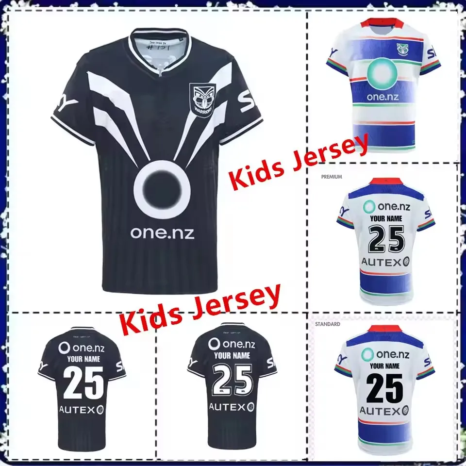 Warriors Dear Warrior KIDS Rugby Jersey NEW ZEALAND WARRIORS AWAY YOUTH JERSEY Size: 16--26 rugby jersey