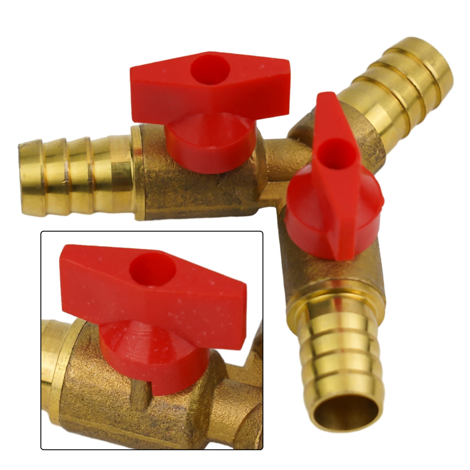 Heavy duty Brass made 12mm Hose Y 3Way Ball Valve for Fuel Air Water Gas for Plumbing Fittings and Pneumatic Fittings 6