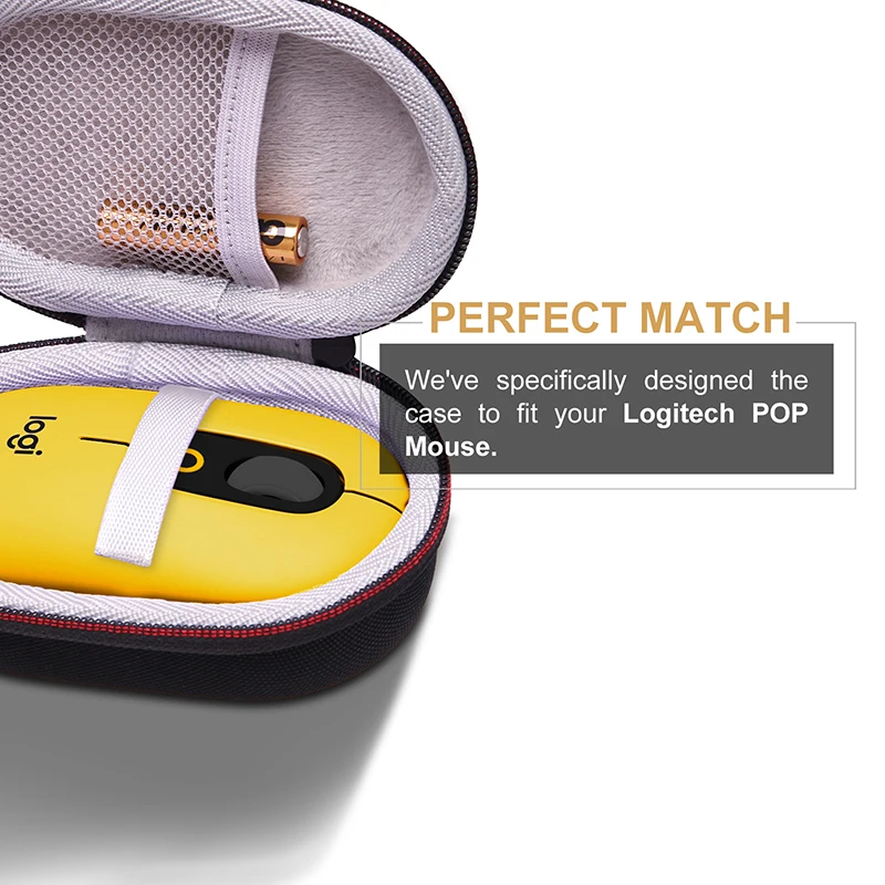 Ltgem-eva Estojo Rígido para Logitech Pop e M350 Mouse Daydream Mint Travel Carrying Storage Bolsa Only Case - Imagem 2