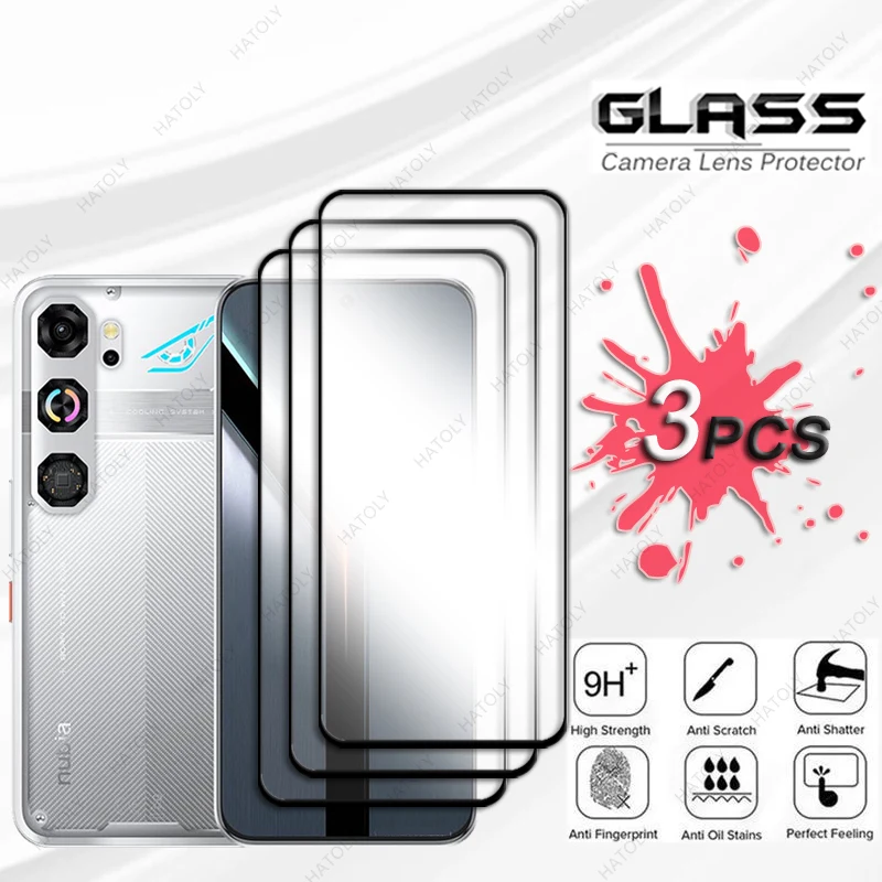 Black Edge Protective Glass Screen & Camera Lens Protector